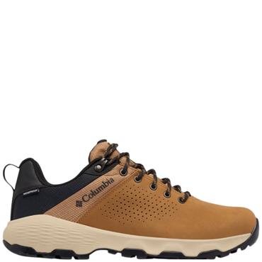 COLUMBIA MENS WATERPROOF LACE TRAINER - ELK BLACK